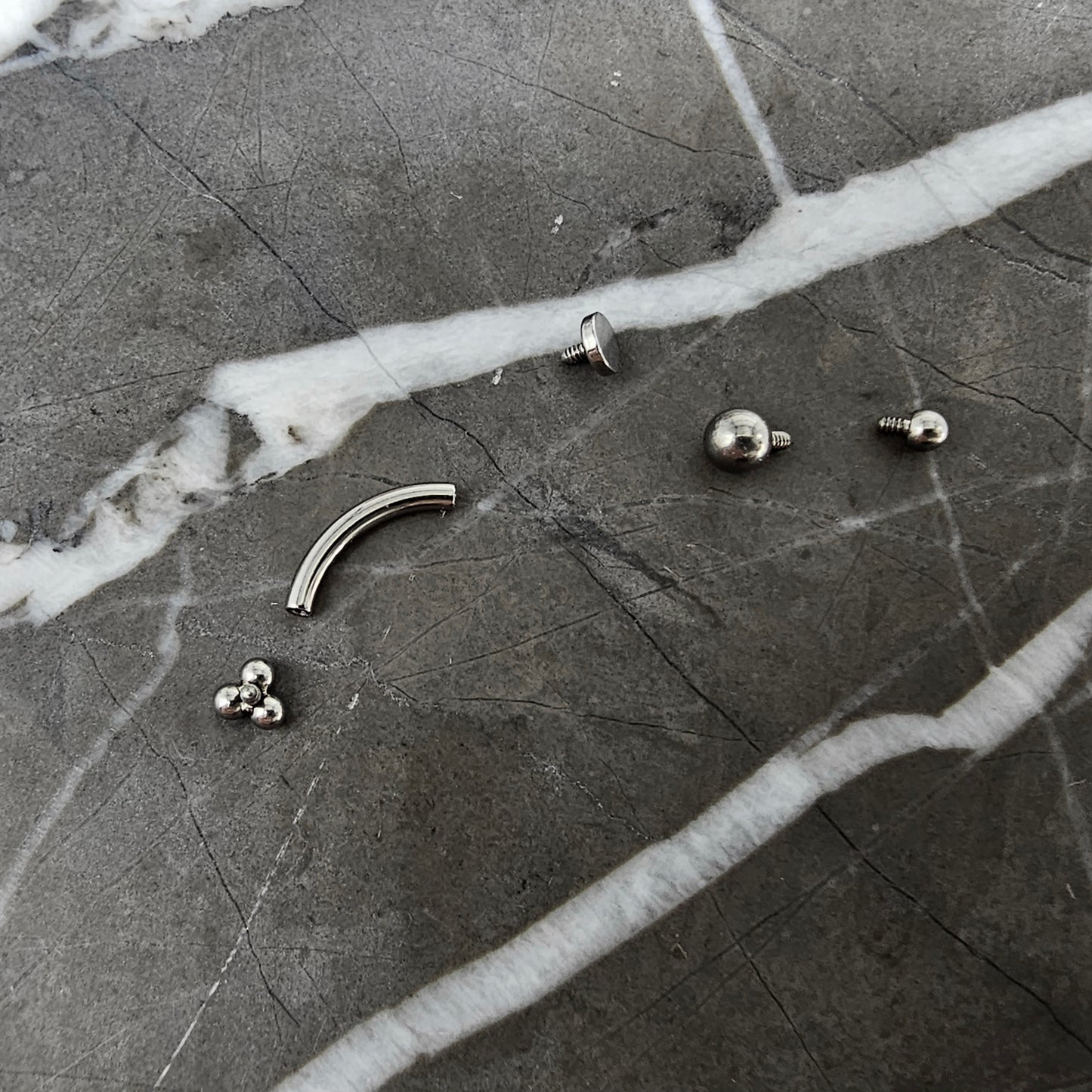 Trinity Titanium Minimalist Curved Barbell