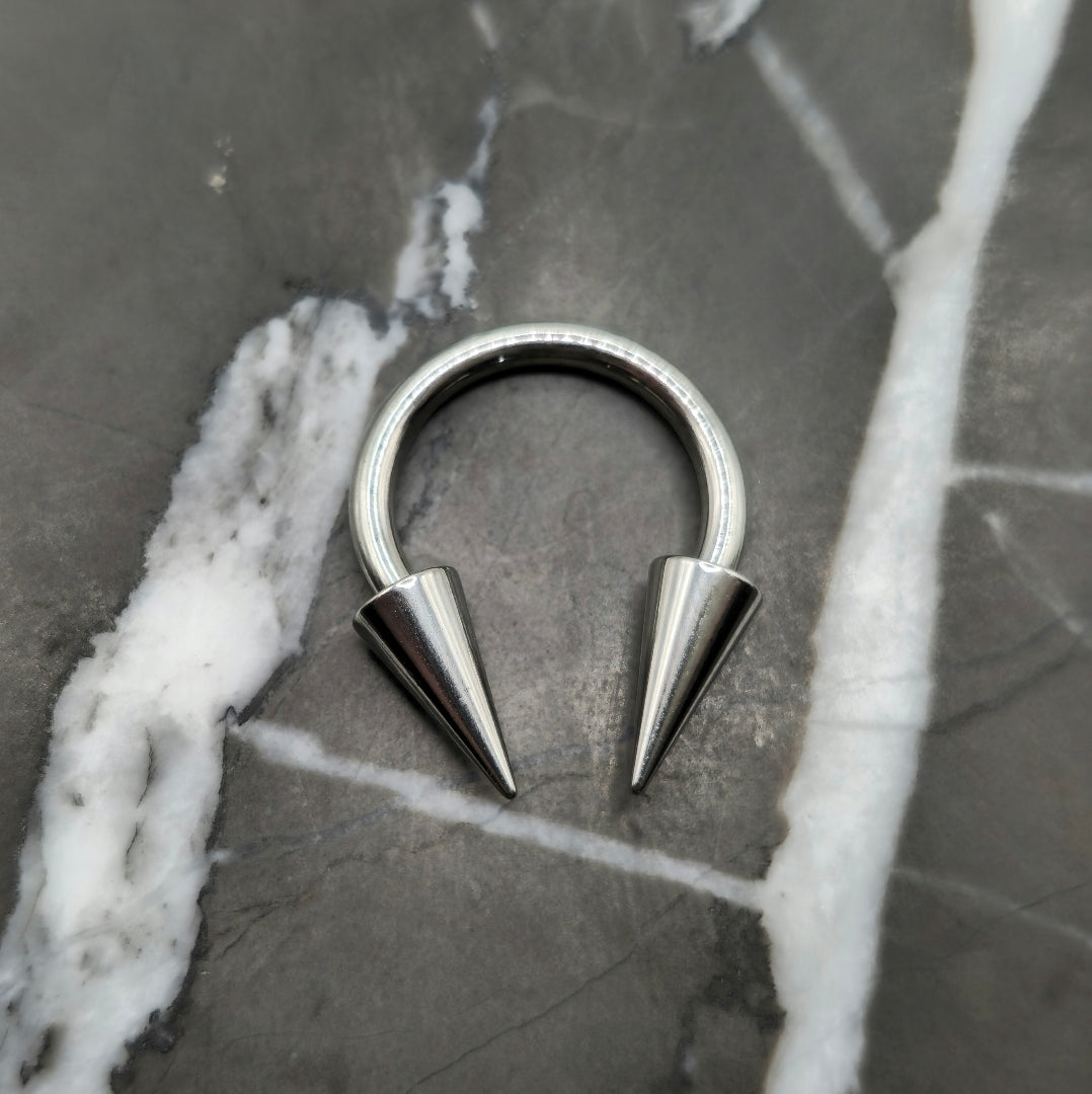 Large 4x8mm Spike Septum Ring
