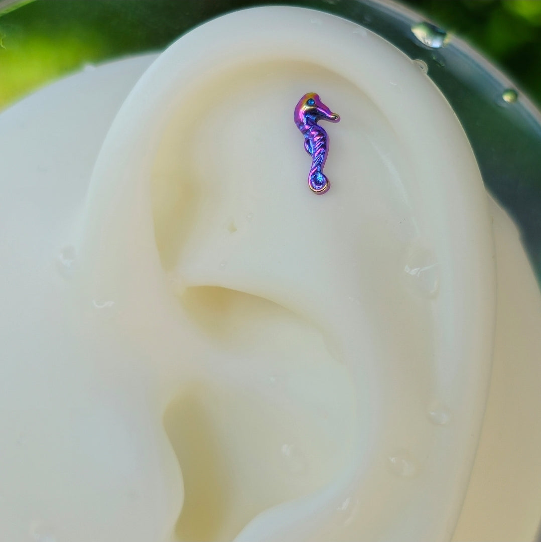 Seahorse Threadless Labret