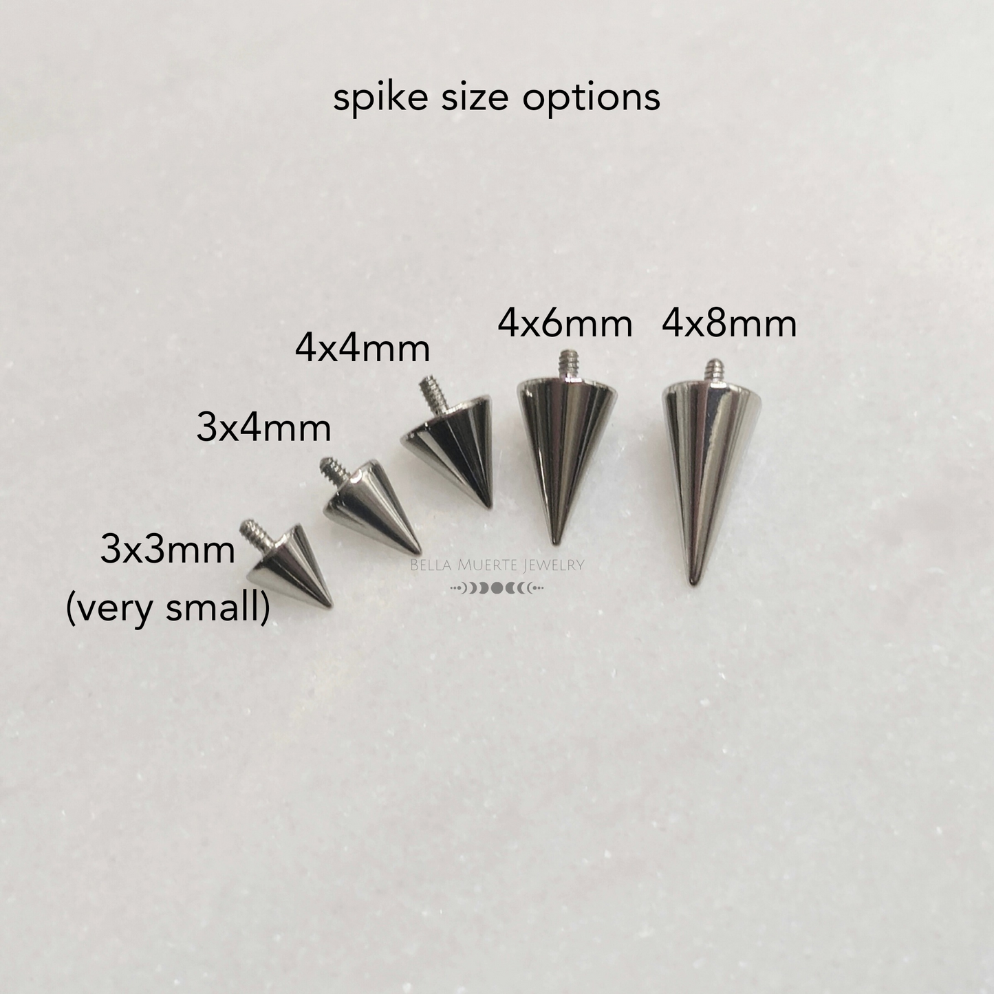 Blue-Purple (Blurple) Circular Hoop Barbell with Spikes