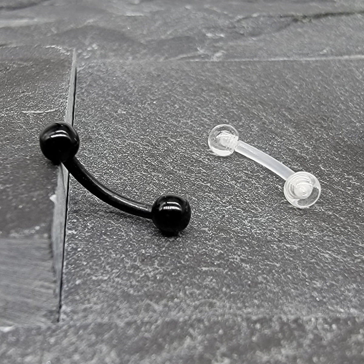 Industrial piercing store black bar