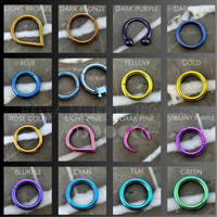 Niobium Bendable Piercing Hoop Ring