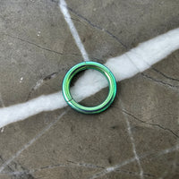 Green Anodized Titanium Hinged Segment Clicker