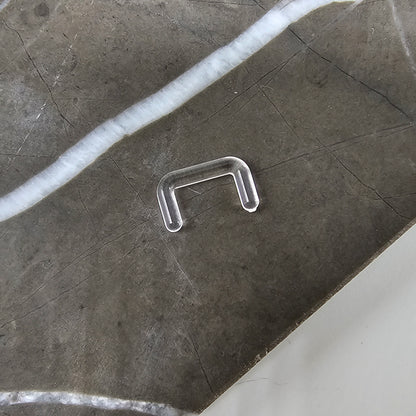 Clear Staple Septum Retainer