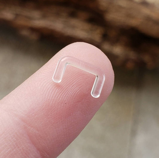 Clear Staple Septum Retainer