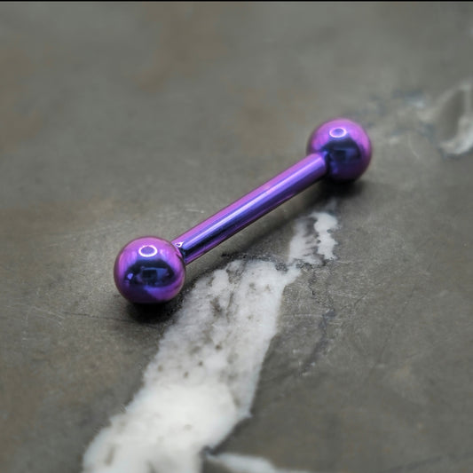 Blurple Internally Threaded Barbell