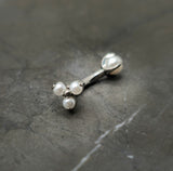 Trinity Pearl Internally Threaded Curved Barbell