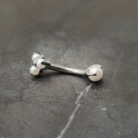 Trinity Pearl Internally Threaded Curved Barbell