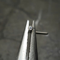 Ultra Tiny 1.5mm Cubic Zirconia Nose Stud