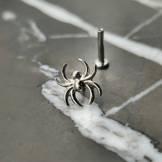 Spider Threadless Labret Stud