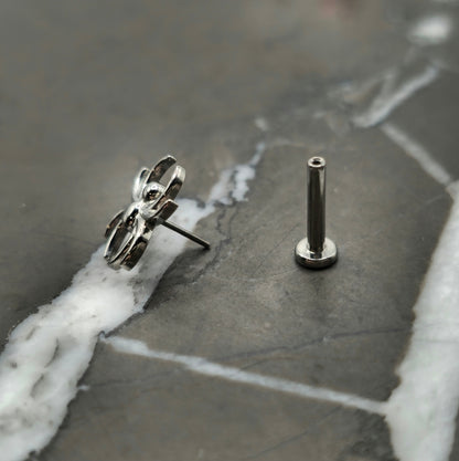 Spider Threadless Labret Stud