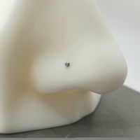 Ultra Tiny 1.5mm Cubic Zirconia Nose Stud