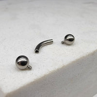14g Small Internally Threaded Curved Barbell
