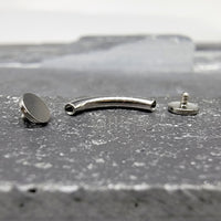 14g Minimalist Flat Ended Curved Barbell