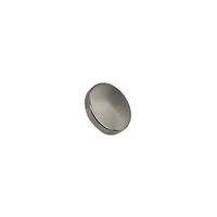 Flat Silver Circle Dermal / 14g Labret