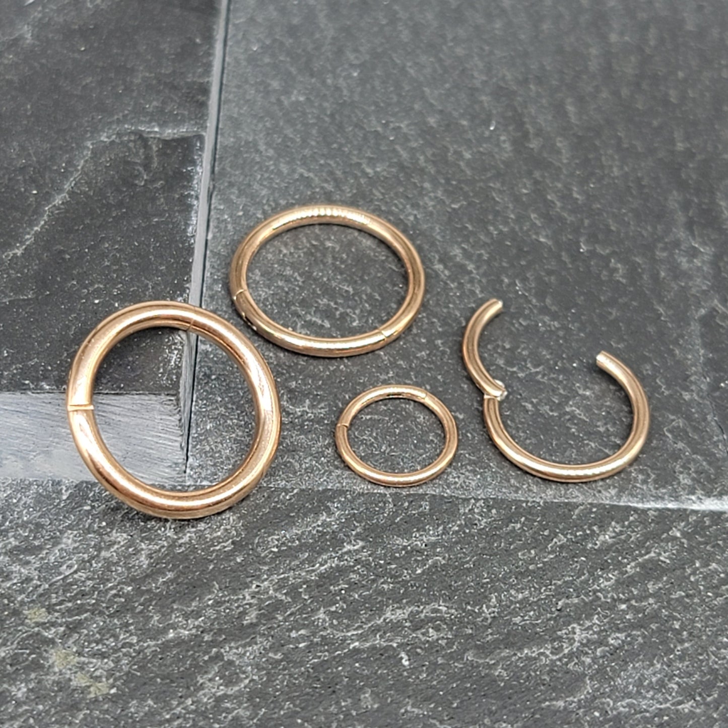 Basic Rose Gold Clicker Hoop