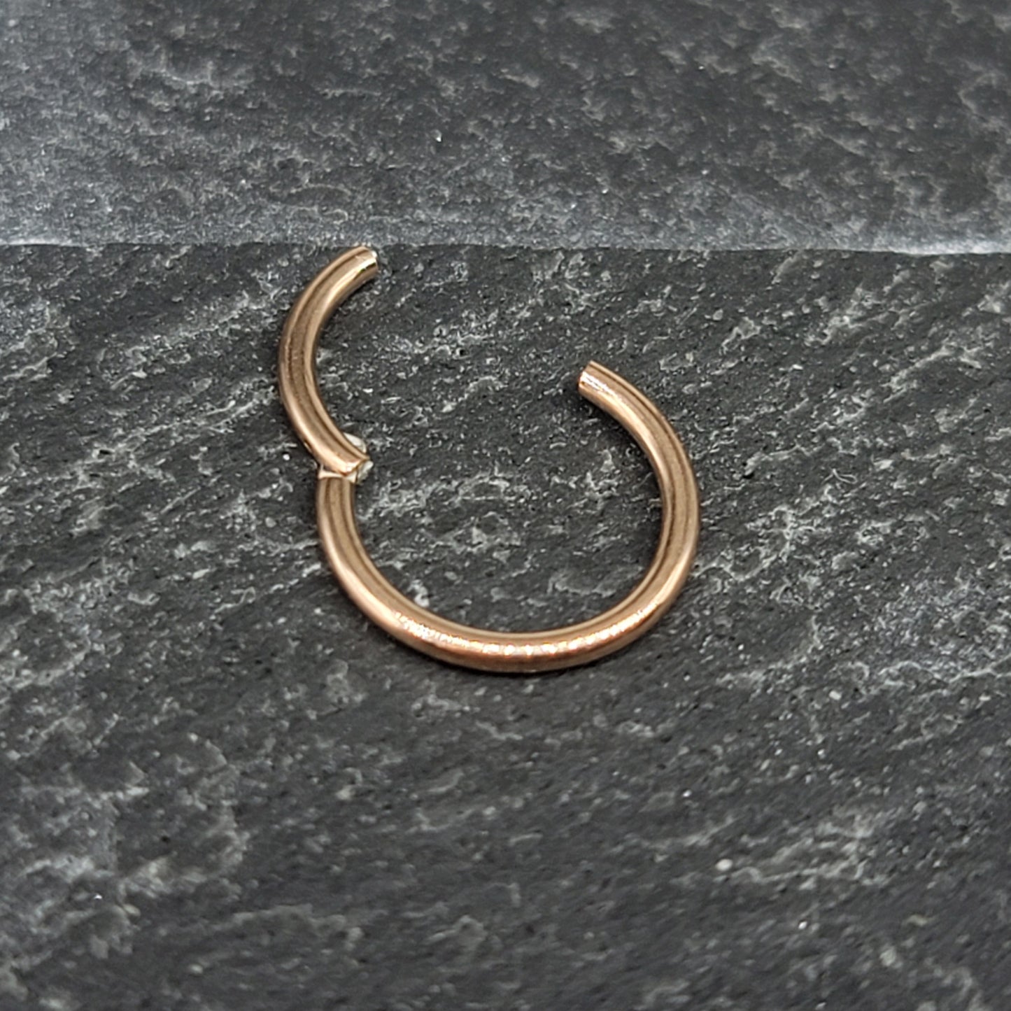 Basic Rose Gold Clicker Hoop