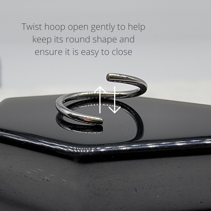Plain Endless Basic Bend Hoop